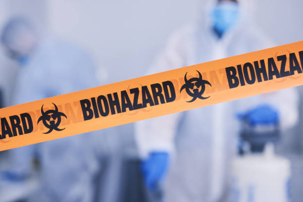 Professional Infectious Disease Decontamination technician working in Allenwood, NJ
